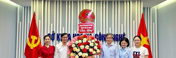 Liên hiệp các Hội Khoa học và Kỹ thuật thành phố thăm và chúc mừng Sở Khoa học và Công nghệ Hải Phòng nhân ngày 18/5